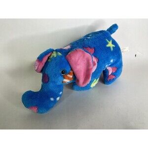 EEC International Elephant Blue Sea Life Fish Octopus Plush Stuffed Animal Toy